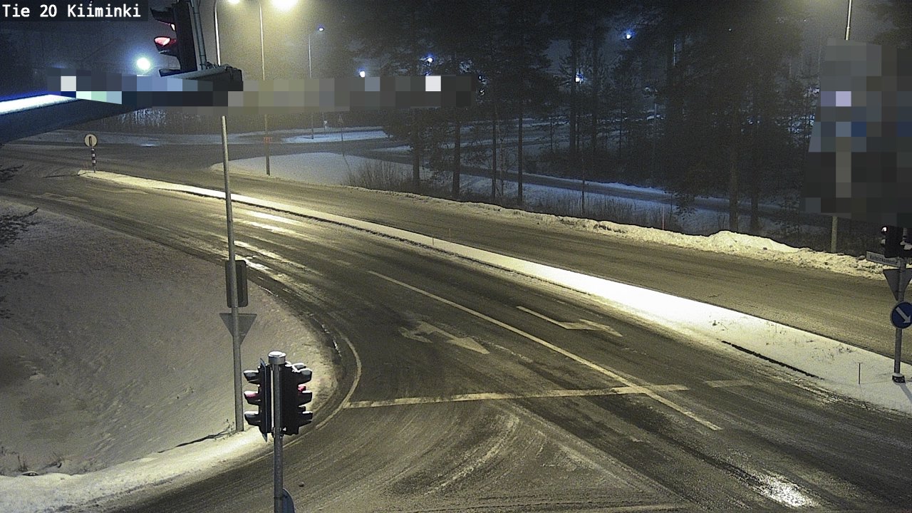 Weather Camera Image Road 20 Oulu Kiiminki, Oulu, Pohjois-Pohjanmaa