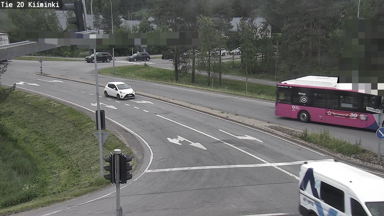 Weather Camera Image Väg 20 Uleåborg Kiiminki, Oulu, Pohjois-Pohjanmaa