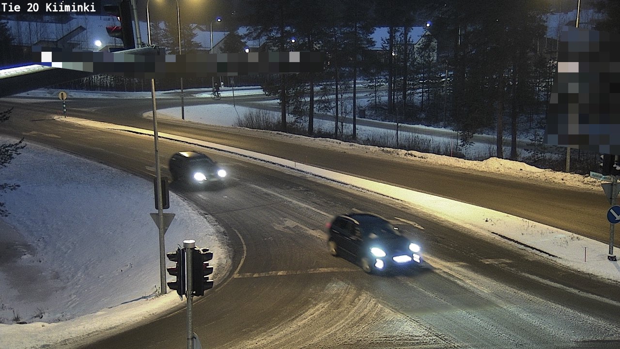 Weather Camera Image Väg 20 Uleåborg Kiiminki, Oulu, Pohjois-Pohjanmaa
