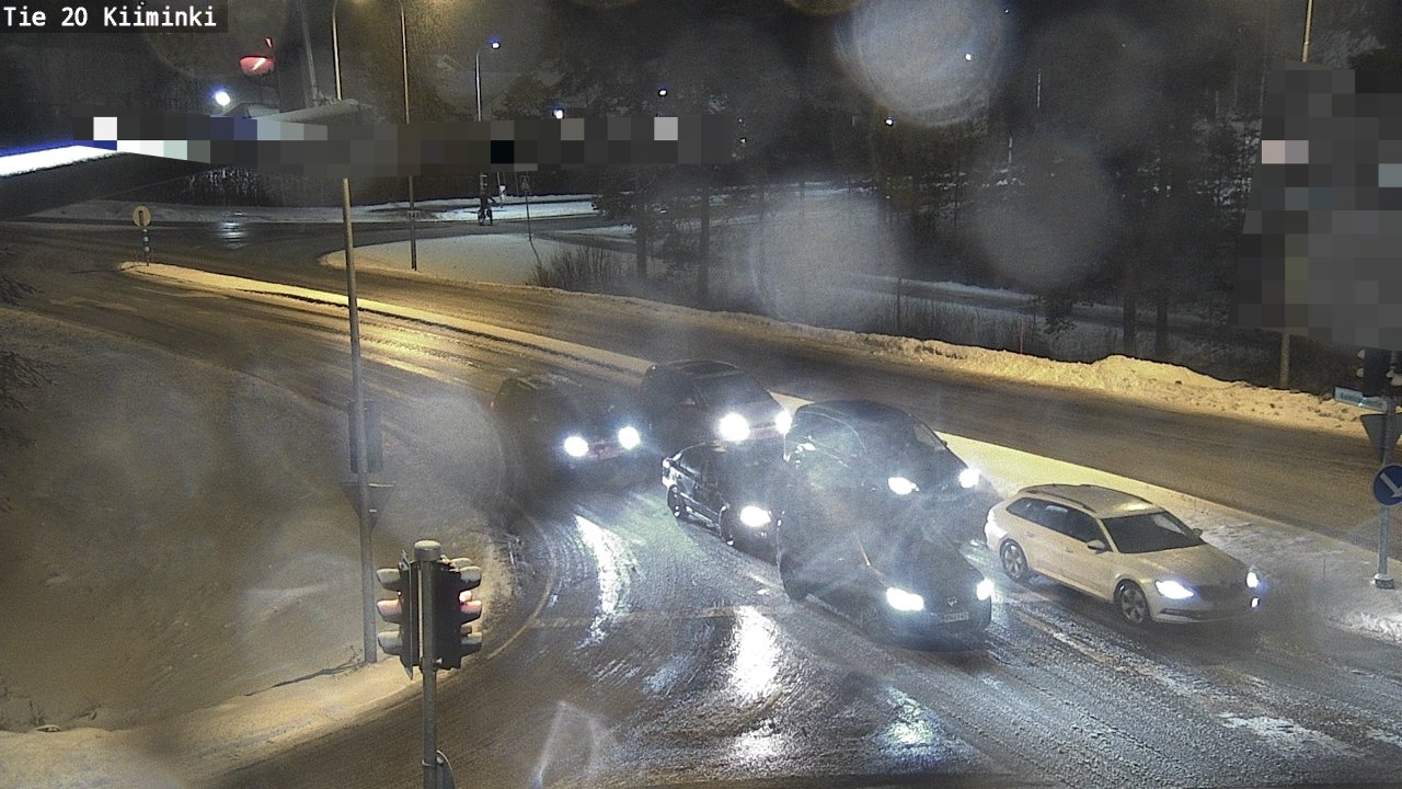 Weather Camera Image Road 20 Oulu Kiiminki, Oulu, Pohjois-Pohjanmaa