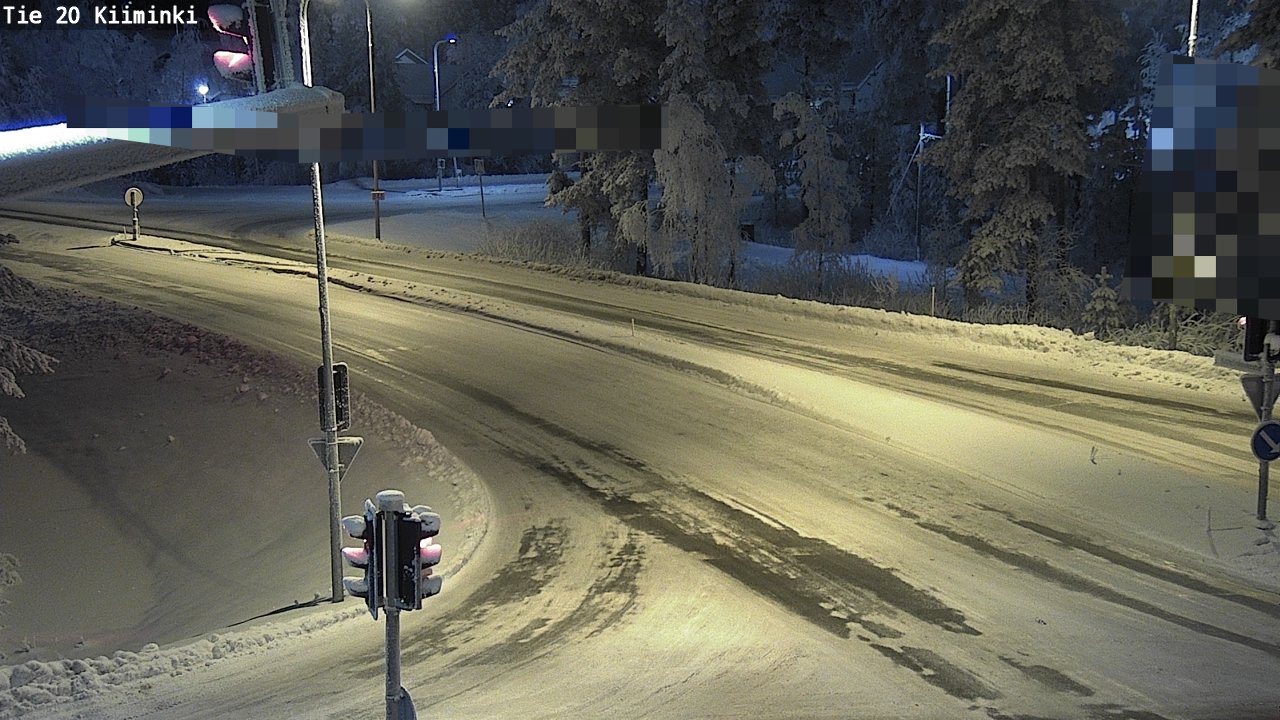Weather Camera Image Road 20 Oulu Kiiminki, Oulu, Pohjois-Pohjanmaa