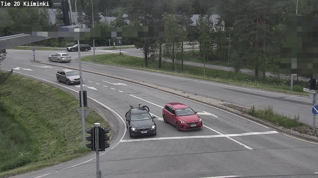 Weather Camera Image Väg 20 Uleåborg Kiiminki, Oulu, Pohjois-Pohjanmaa