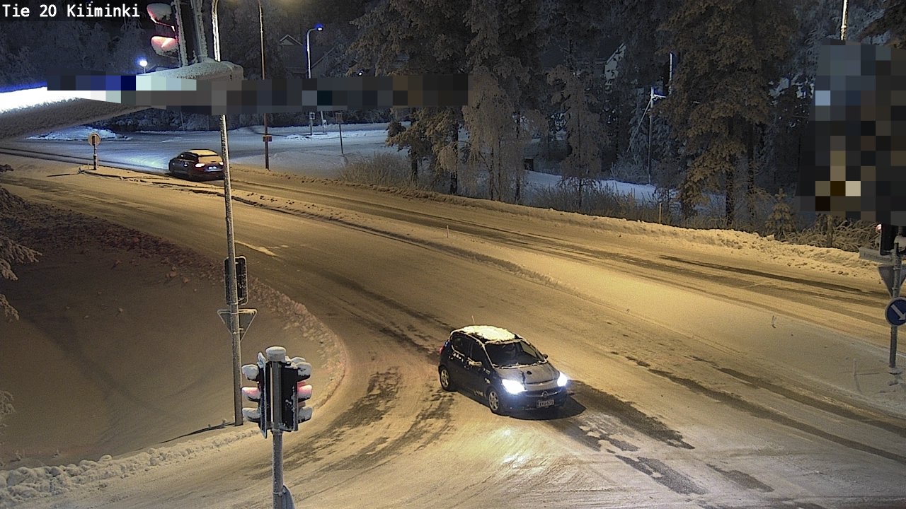 Weather Camera Image Väg 20 Uleåborg Kiiminki, Oulu, Pohjois-Pohjanmaa