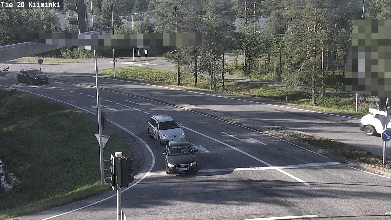 Weather Camera Image Road 20 Oulu Kiiminki, Oulu, Pohjois-Pohjanmaa