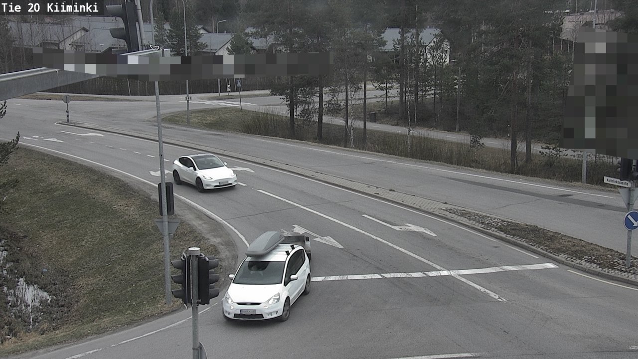 Weather Camera Image Väg 20 Uleåborg Kiiminki, Oulu, Pohjois-Pohjanmaa