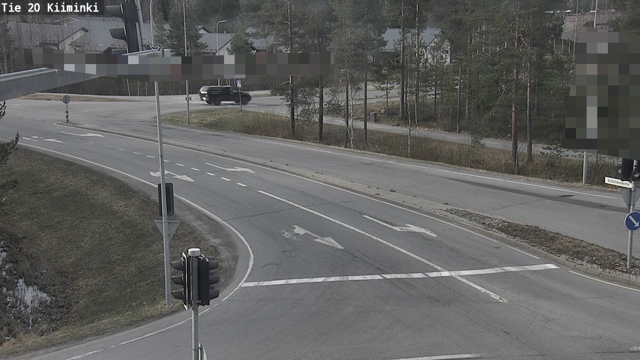 Weather Camera Image Väg 20 Uleåborg Kiiminki, Oulu, Pohjois-Pohjanmaa