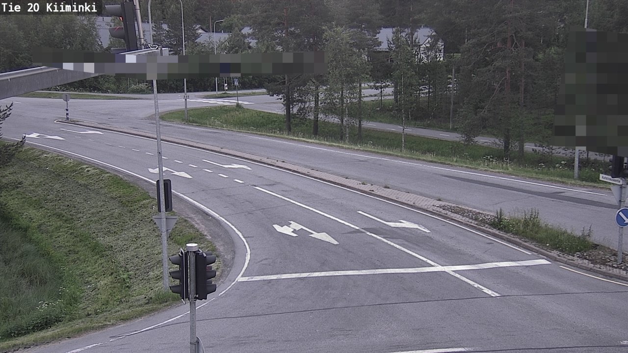 Weather Camera Image Väg 20 Uleåborg Kiiminki, Oulu, Pohjois-Pohjanmaa