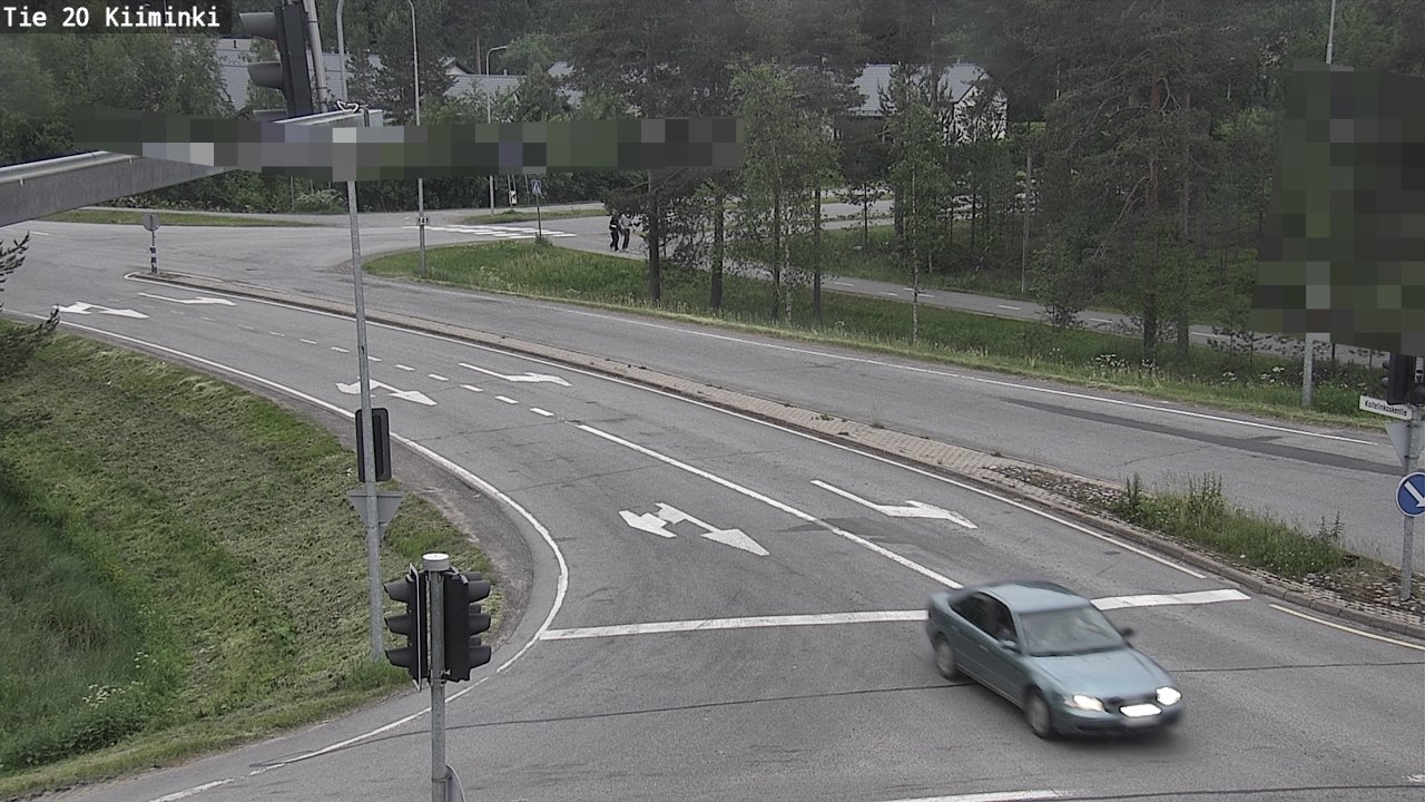 Weather Camera Image Väg 20 Uleåborg Kiiminki, Oulu, Pohjois-Pohjanmaa