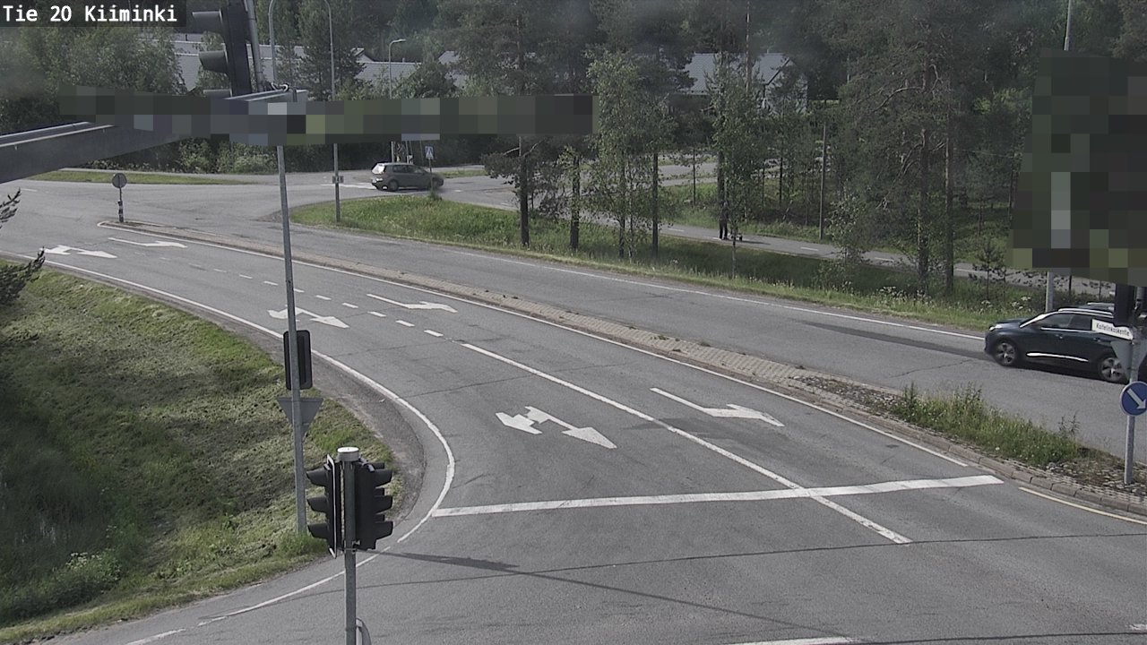 Weather Camera Image Väg 20 Uleåborg Kiiminki, Oulu, Pohjois-Pohjanmaa
