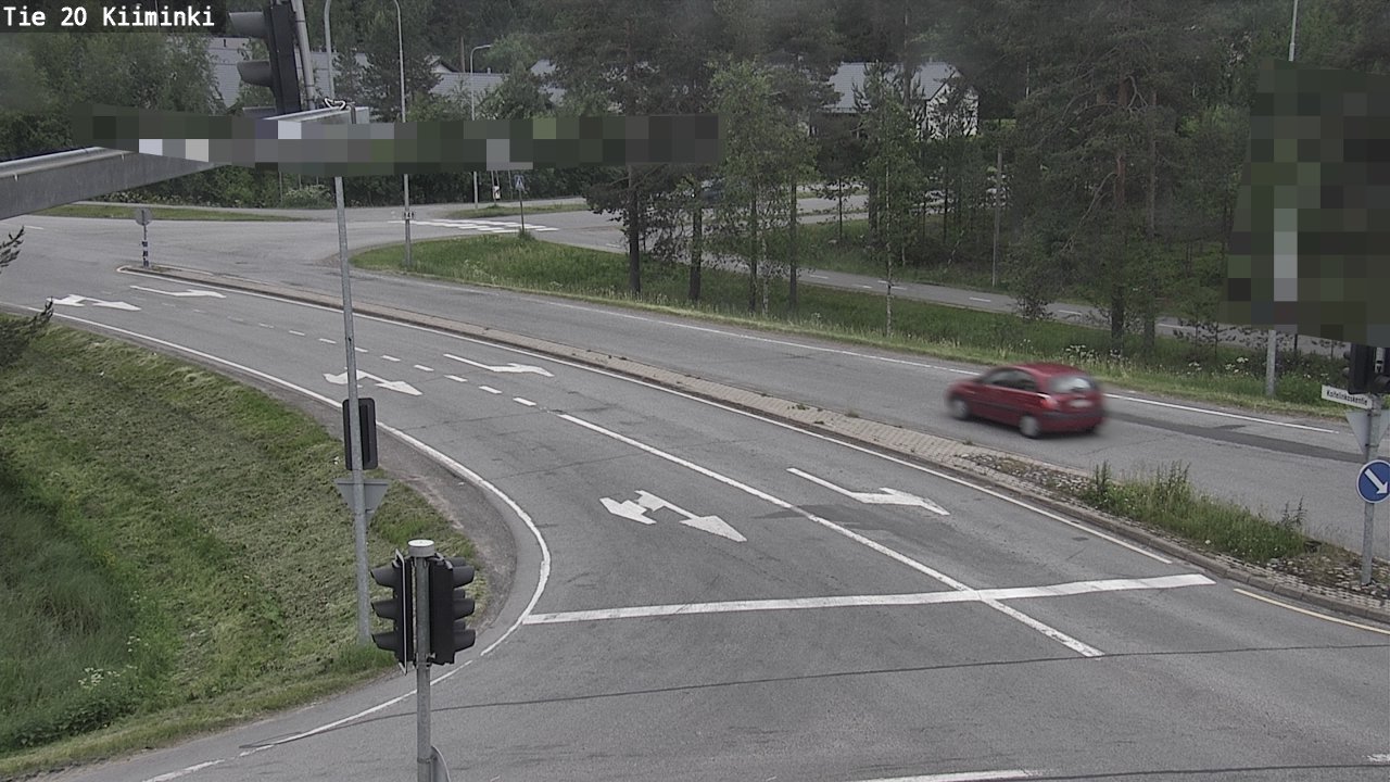 Weather Camera Image Väg 20 Uleåborg Kiiminki, Oulu, Pohjois-Pohjanmaa