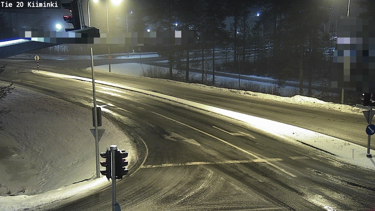 Weather Camera Image Road 20 Oulu Kiiminki, Oulu, Pohjois-Pohjanmaa