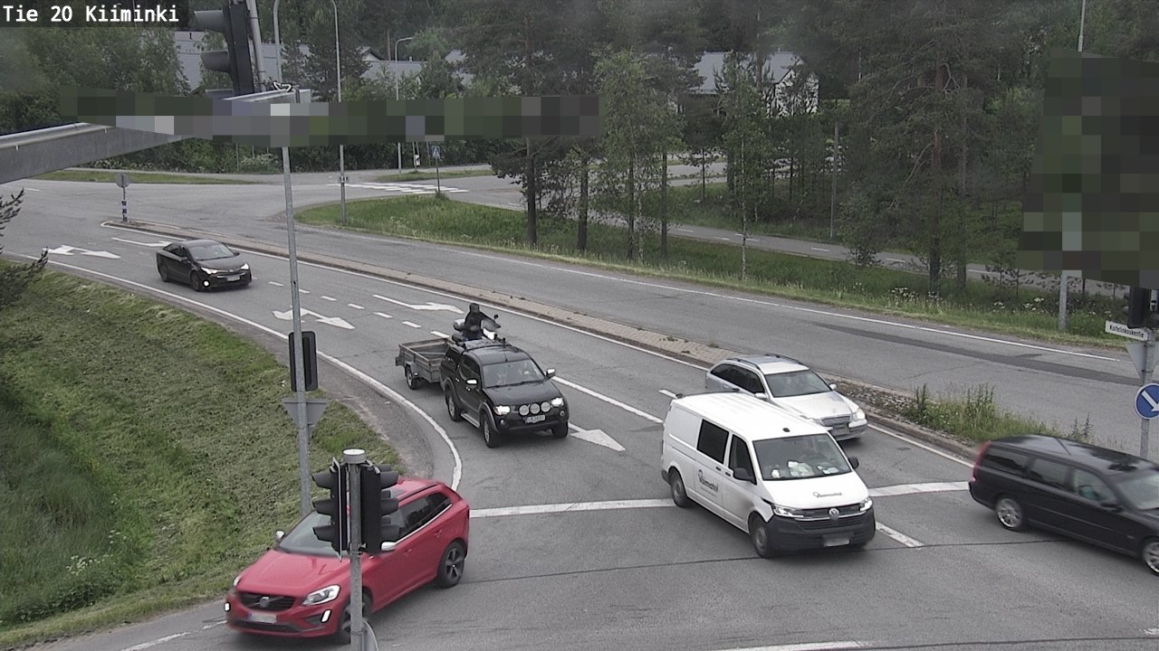 Weather Camera Image Väg 20 Uleåborg Kiiminki, Oulu, Pohjois-Pohjanmaa