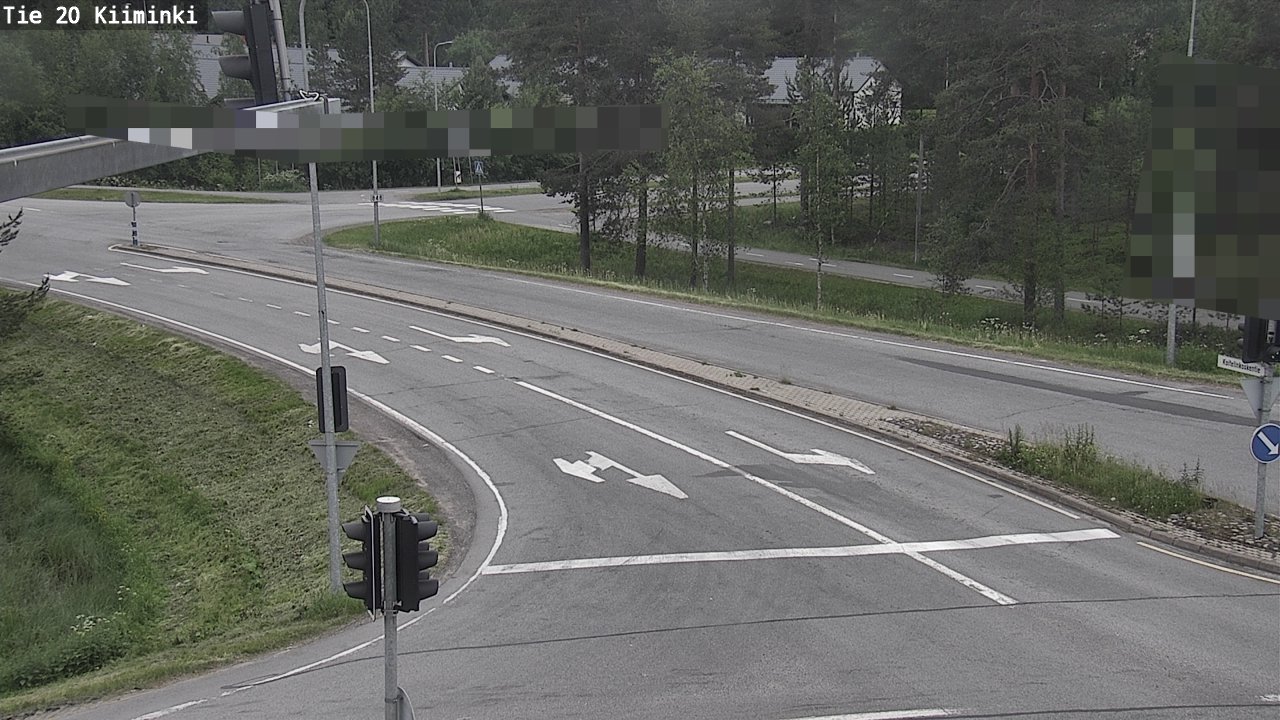 Weather Camera Image Väg 20 Uleåborg Kiiminki, Oulu, Pohjois-Pohjanmaa