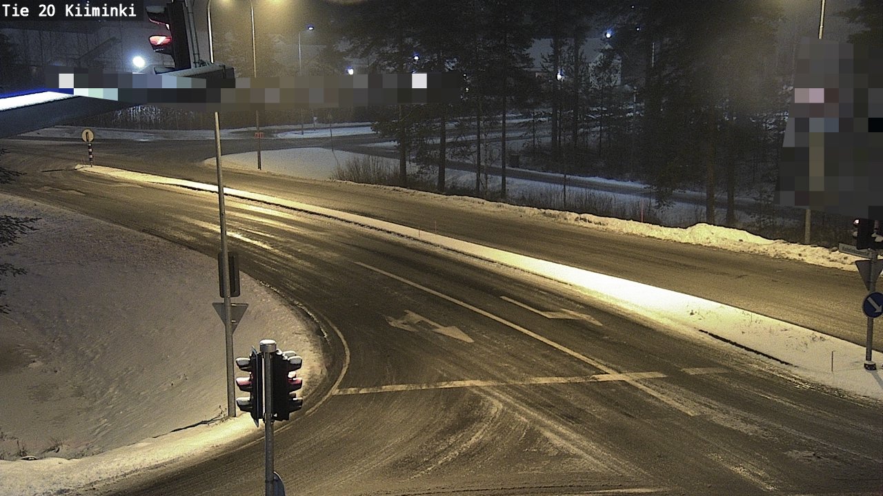 Weather Camera Image Road 20 Oulu Kiiminki, Oulu, Pohjois-Pohjanmaa