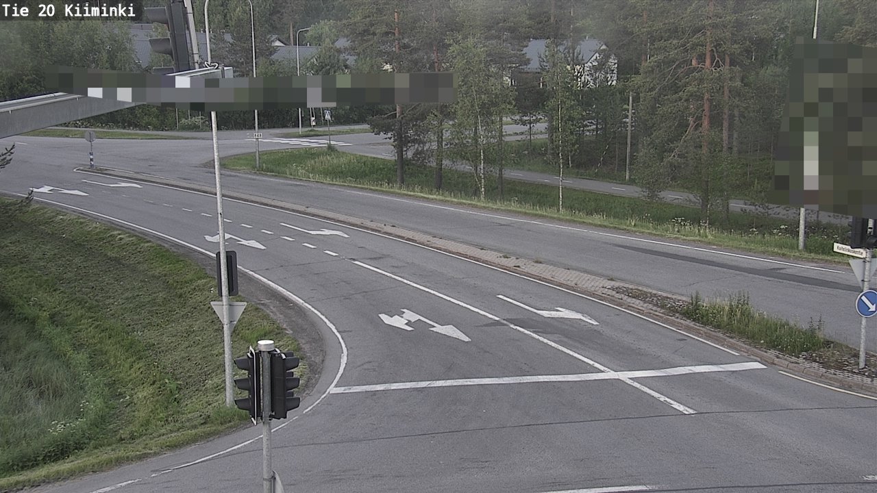 Weather Camera Image Väg 20 Uleåborg Kiiminki, Oulu, Pohjois-Pohjanmaa