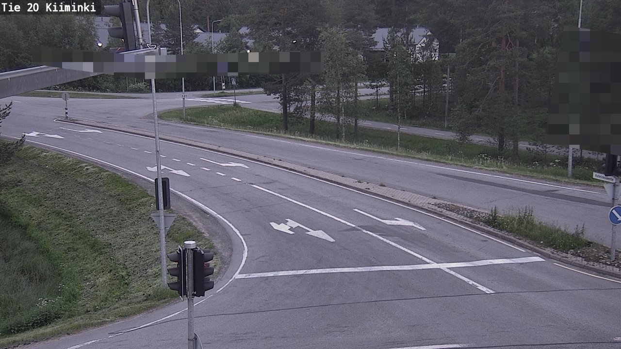 Weather Camera Image Väg 20 Uleåborg Kiiminki, Oulu, Pohjois-Pohjanmaa