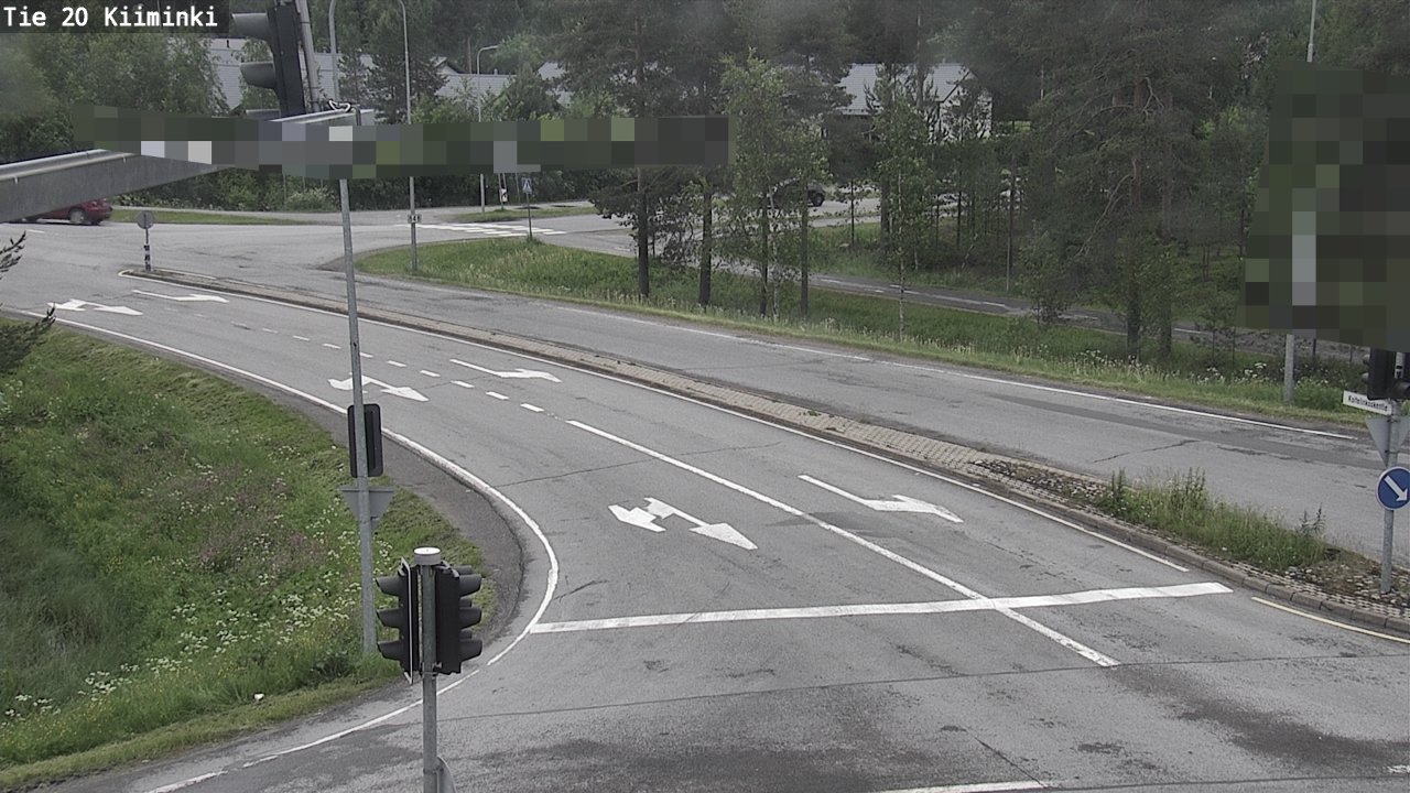 Weather Camera Image Väg 20 Uleåborg Kiiminki, Oulu, Pohjois-Pohjanmaa