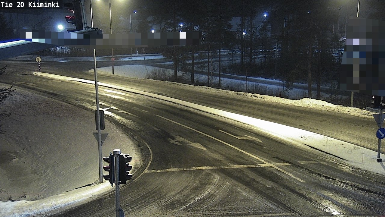 Weather Camera Image Road 20 Oulu Kiiminki, Oulu, Pohjois-Pohjanmaa