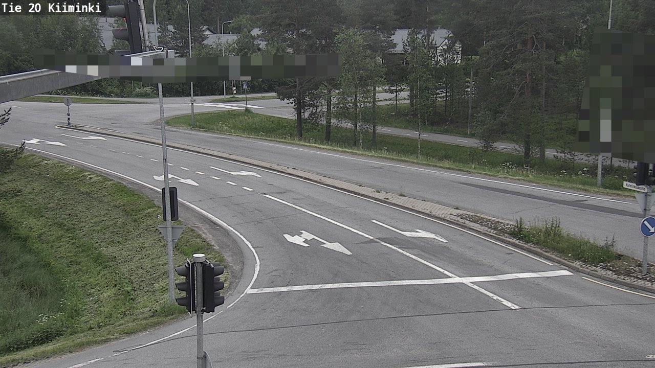 Weather Camera Image Väg 20 Uleåborg Kiiminki, Oulu, Pohjois-Pohjanmaa