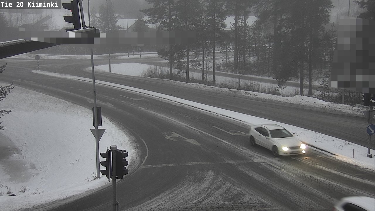 Weather Camera Image Road 20 Oulu Kiiminki, Oulu, Pohjois-Pohjanmaa