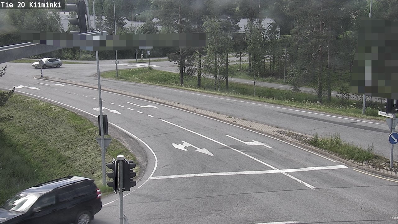 Weather Camera Image Väg 20 Uleåborg Kiiminki, Oulu, Pohjois-Pohjanmaa