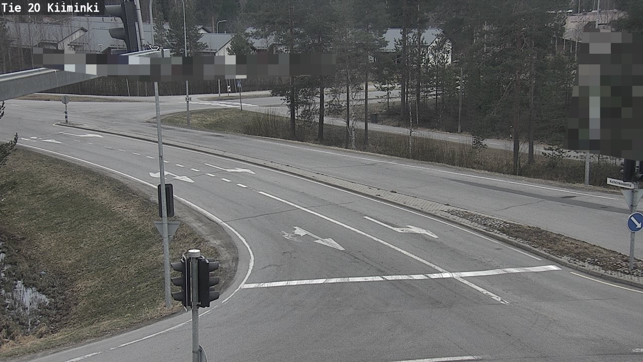 Weather Camera Image Väg 20 Uleåborg Kiiminki, Oulu, Pohjois-Pohjanmaa