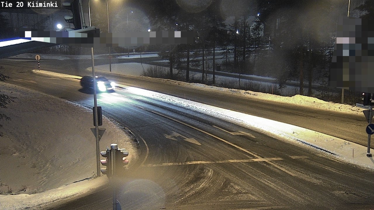 Weather Camera Image Road 20 Oulu Kiiminki, Oulu, Pohjois-Pohjanmaa