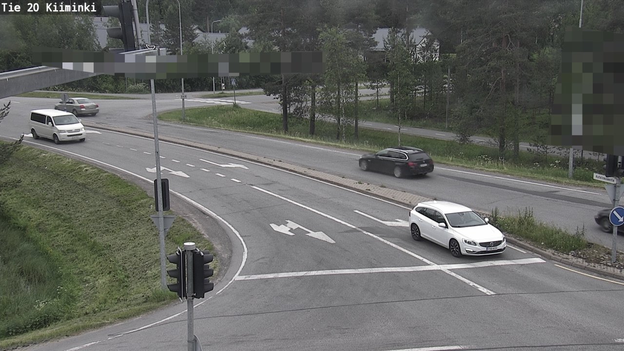 Weather Camera Image Väg 20 Uleåborg Kiiminki, Oulu, Pohjois-Pohjanmaa