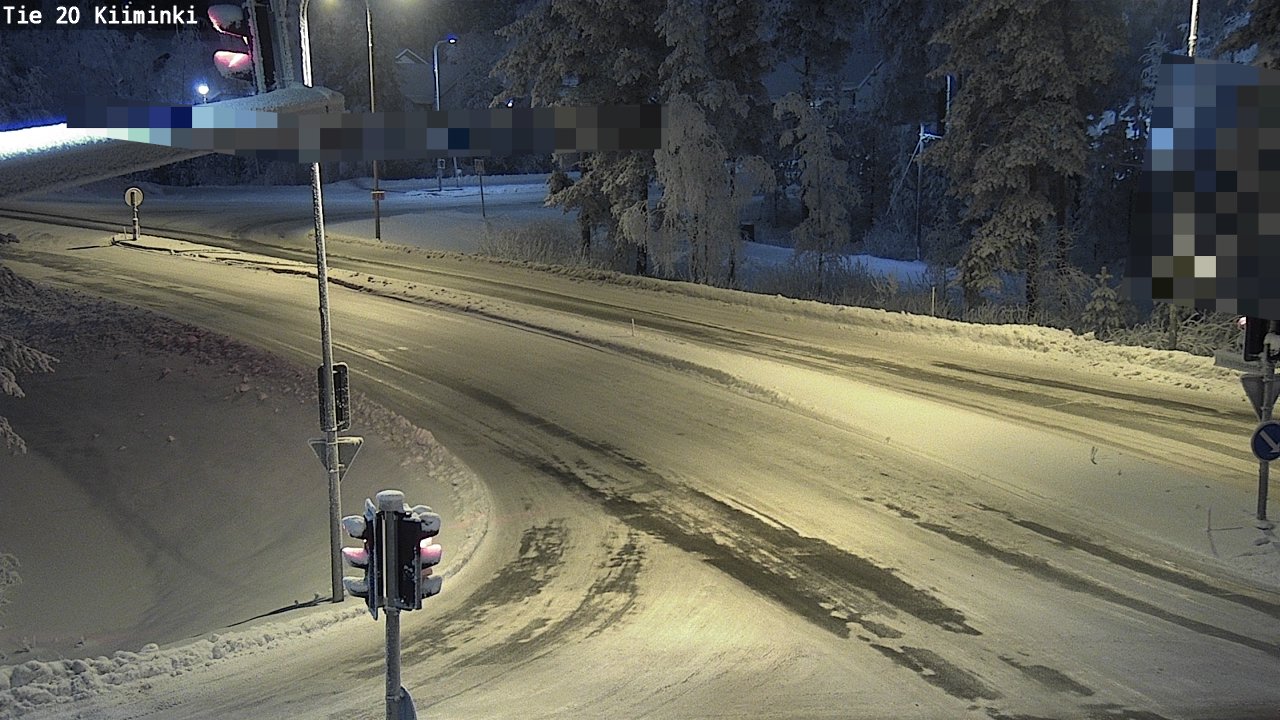 Weather Camera Image Road 20 Oulu Kiiminki, Oulu, Pohjois-Pohjanmaa