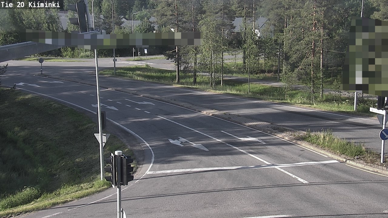 Weather Camera Image Väg 20 Uleåborg Kiiminki, Oulu, Pohjois-Pohjanmaa