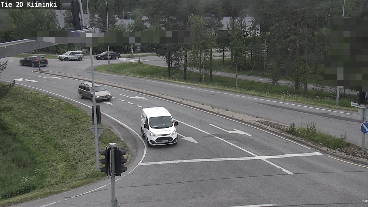 Weather Camera Image Väg 20 Uleåborg Kiiminki, Oulu, Pohjois-Pohjanmaa