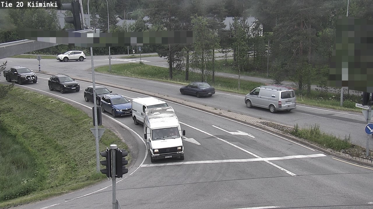 Weather Camera Image Väg 20 Uleåborg Kiiminki, Oulu, Pohjois-Pohjanmaa