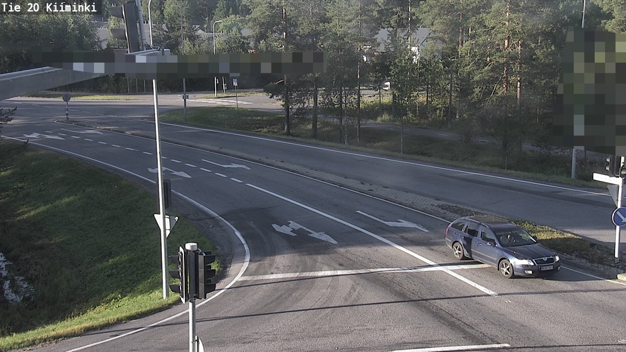 Weather Camera Image Road 20 Oulu Kiiminki, Oulu, Pohjois-Pohjanmaa