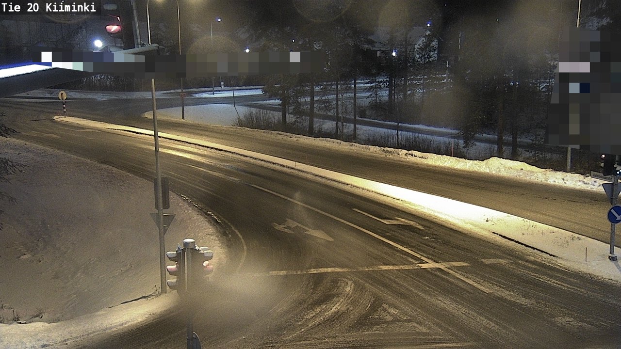 Weather Camera Image Road 20 Oulu Kiiminki, Oulu, Pohjois-Pohjanmaa
