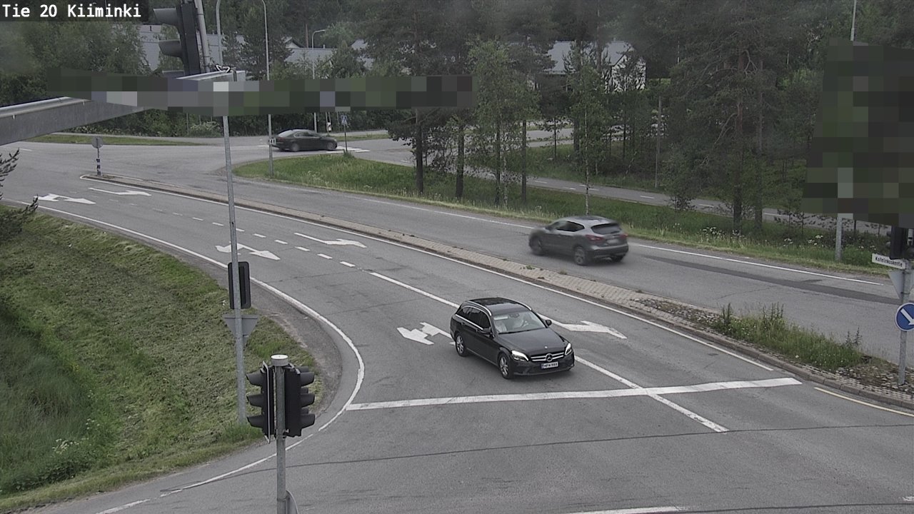 Weather Camera Image Väg 20 Uleåborg Kiiminki, Oulu, Pohjois-Pohjanmaa