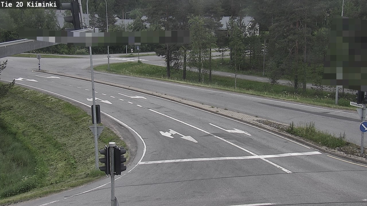 Weather Camera Image Väg 20 Uleåborg Kiiminki, Oulu, Pohjois-Pohjanmaa