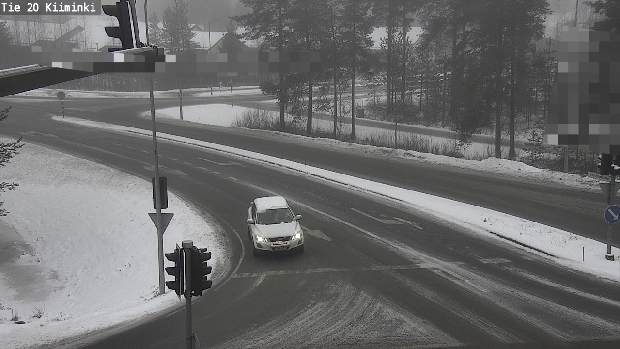 Weather Camera Image Road 20 Oulu Kiiminki, Oulu, Pohjois-Pohjanmaa