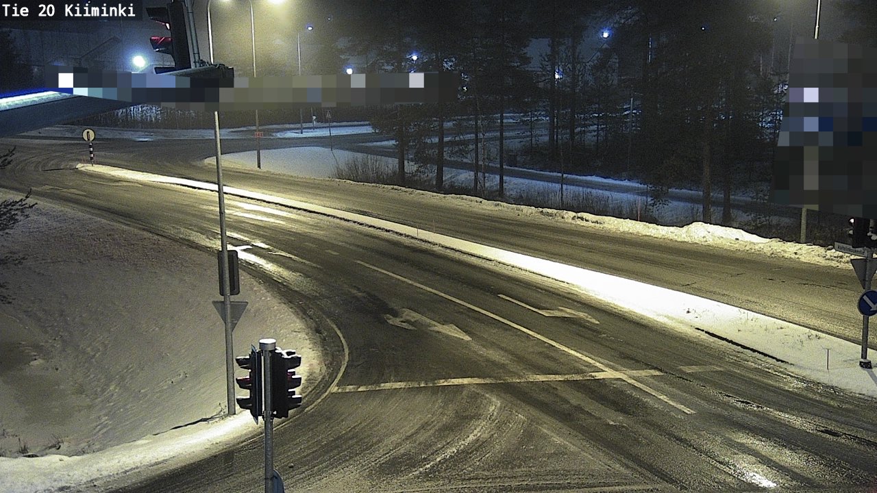 Weather Camera Image Road 20 Oulu Kiiminki, Oulu, Pohjois-Pohjanmaa