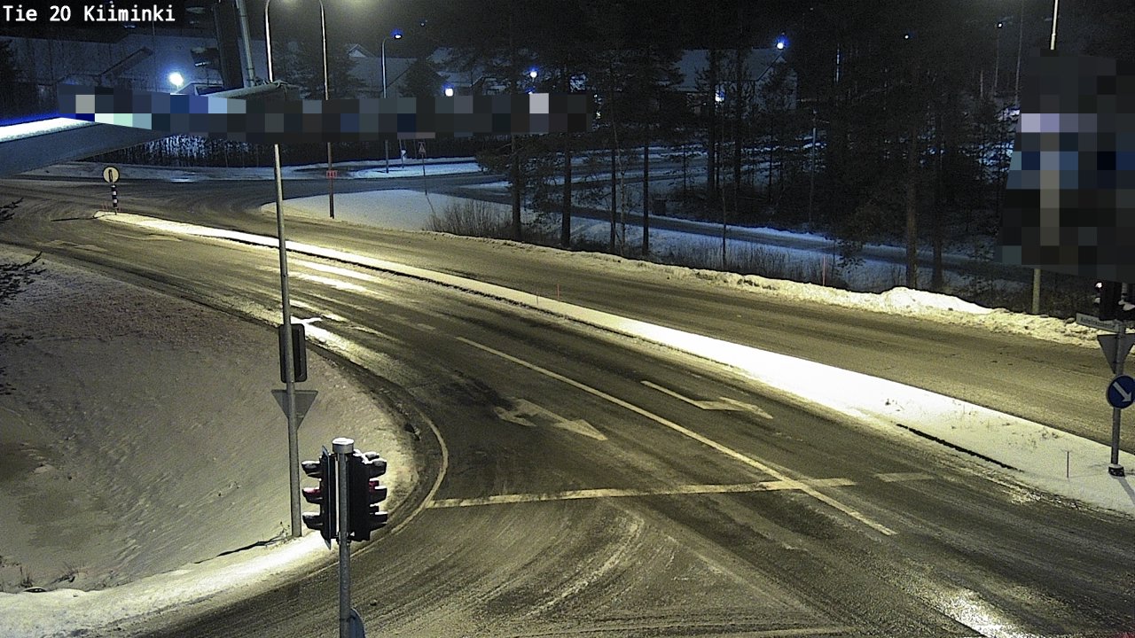 Weather Camera Image Road 20 Oulu Kiiminki, Oulu, Pohjois-Pohjanmaa