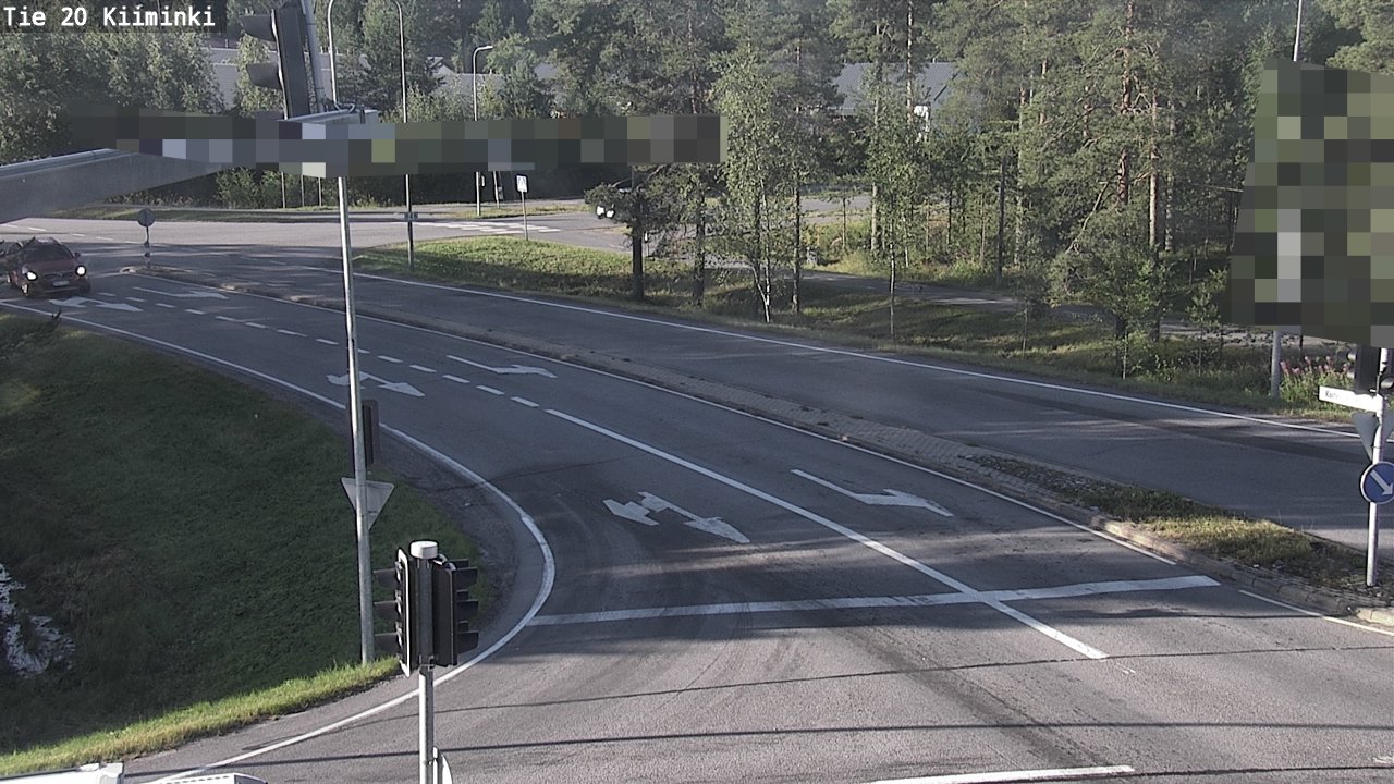 Weather Camera Image Road 20 Oulu Kiiminki, Oulu, Pohjois-Pohjanmaa