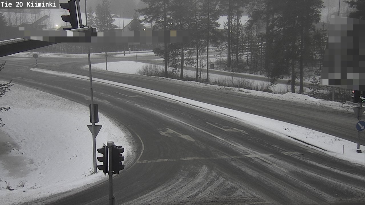 Weather Camera Image Road 20 Oulu Kiiminki, Oulu, Pohjois-Pohjanmaa