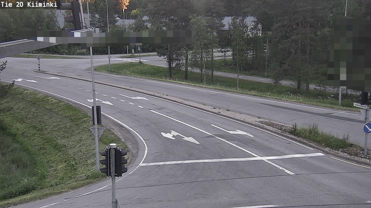 Weather Camera Image Väg 20 Uleåborg Kiiminki, Oulu, Pohjois-Pohjanmaa
