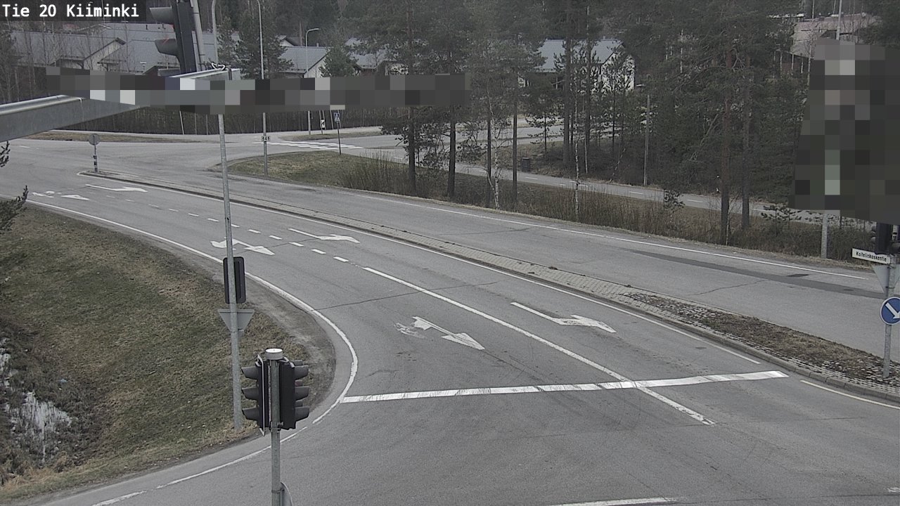 Weather Camera Image Väg 20 Uleåborg Kiiminki, Oulu, Pohjois-Pohjanmaa
