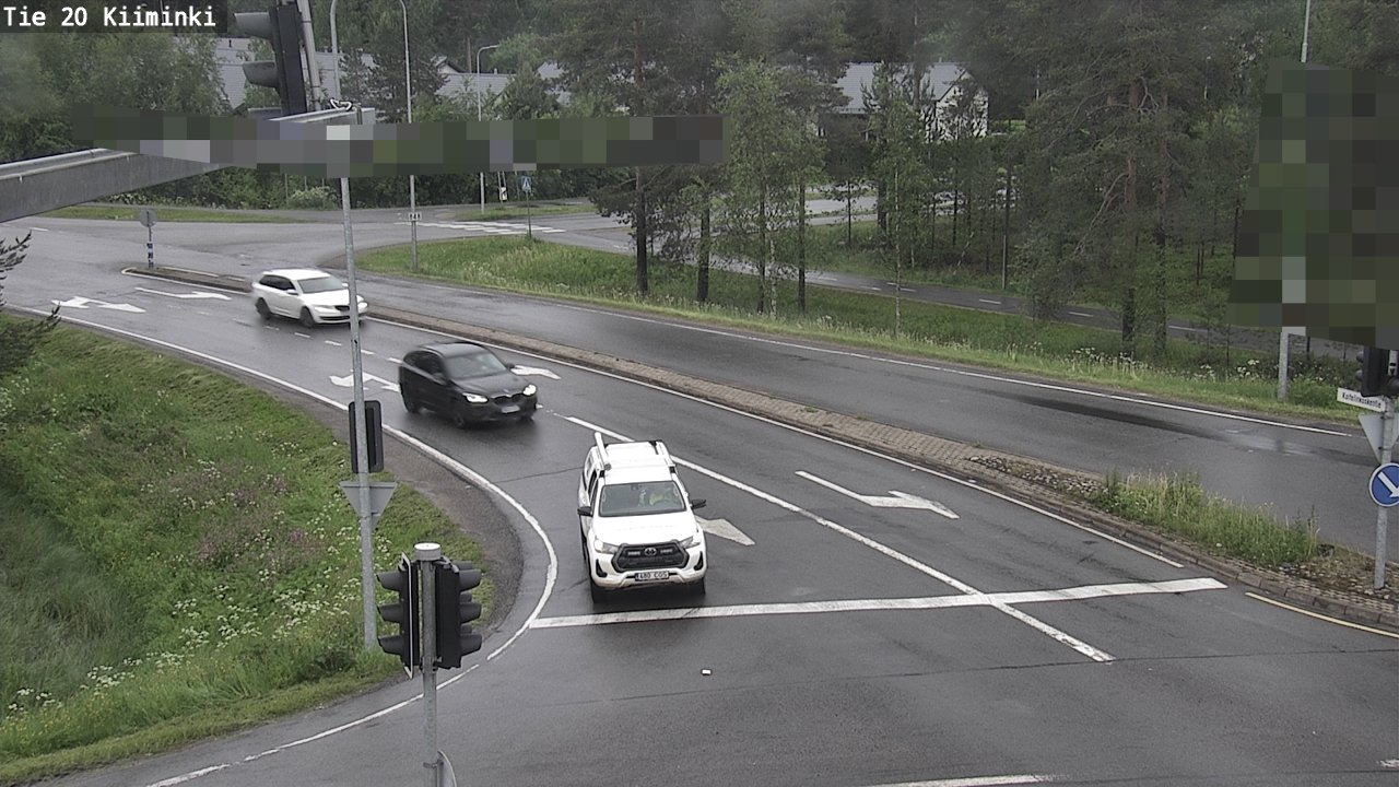 Weather Camera Image Road 20 Oulu Kiiminki, Oulu, Pohjois-Pohjanmaa