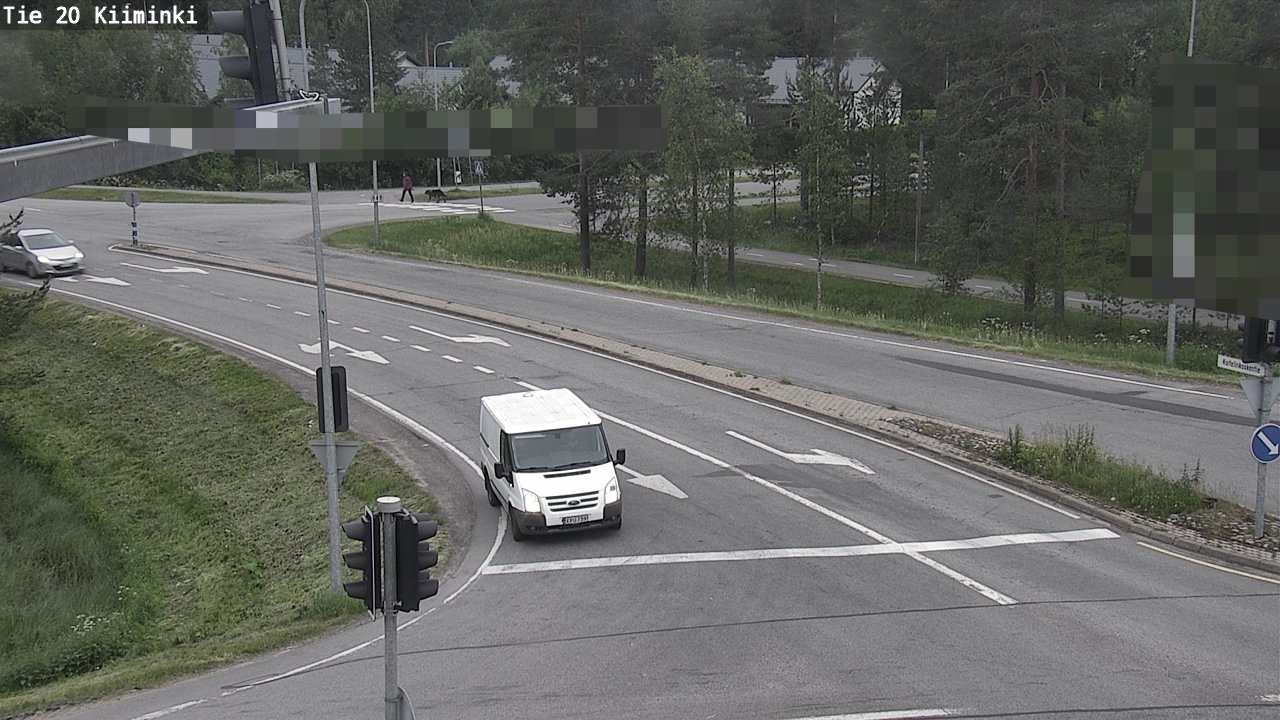 Weather Camera Image Väg 20 Uleåborg Kiiminki, Oulu, Pohjois-Pohjanmaa