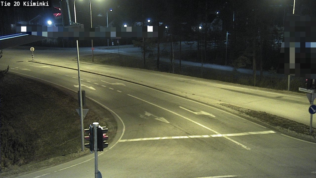 Weather Camera Image Road 20 Oulu Kiiminki, Oulu, Pohjois-Pohjanmaa
