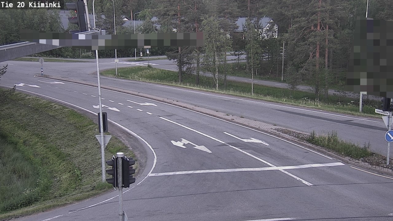 Weather Camera Image Väg 20 Uleåborg Kiiminki, Oulu, Pohjois-Pohjanmaa