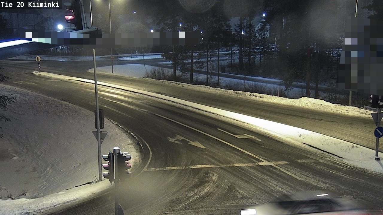 Weather Camera Image Road 20 Oulu Kiiminki, Oulu, Pohjois-Pohjanmaa