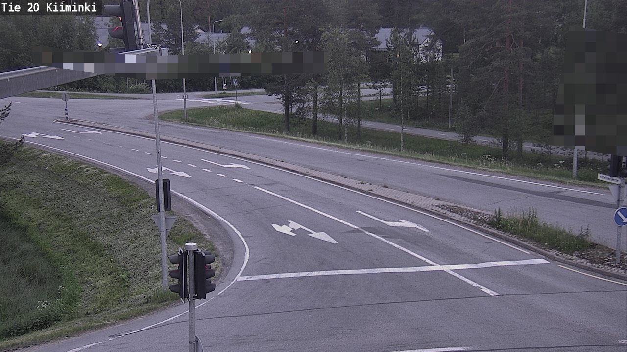 Weather Camera Image Väg 20 Uleåborg Kiiminki, Oulu, Pohjois-Pohjanmaa