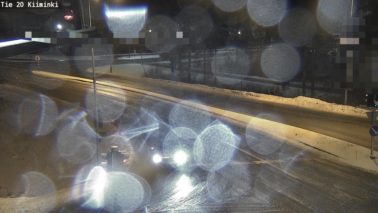 Weather Camera Image Road 20 Oulu Kiiminki, Oulu, Pohjois-Pohjanmaa